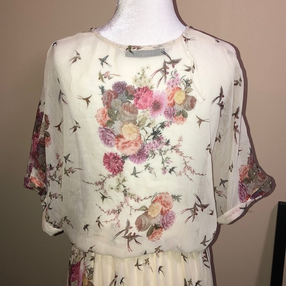 Zara Beautiful long floral dress - Picture 6 of 13